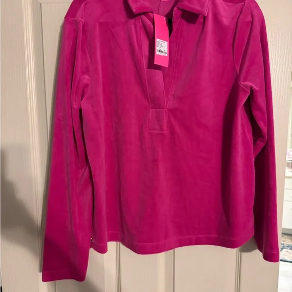 Lilly Pulitzer Fuchsia Pink Sweater - Picture 2 of 4